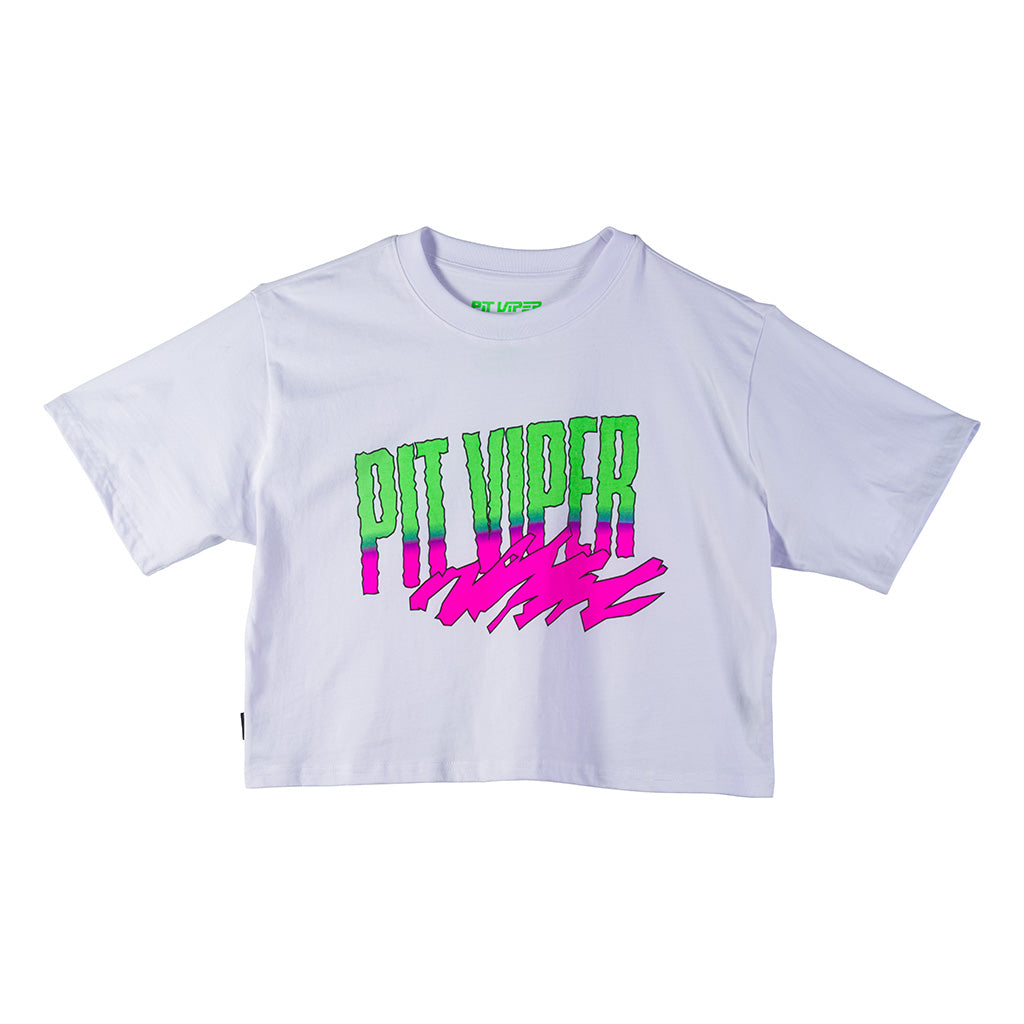 White Artificial Crop Tee - XS image