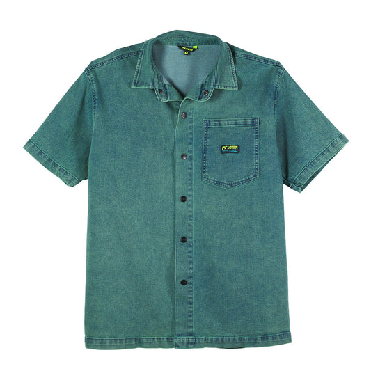 Rec Center Sport Denim Short Sleeve Shirt image 0