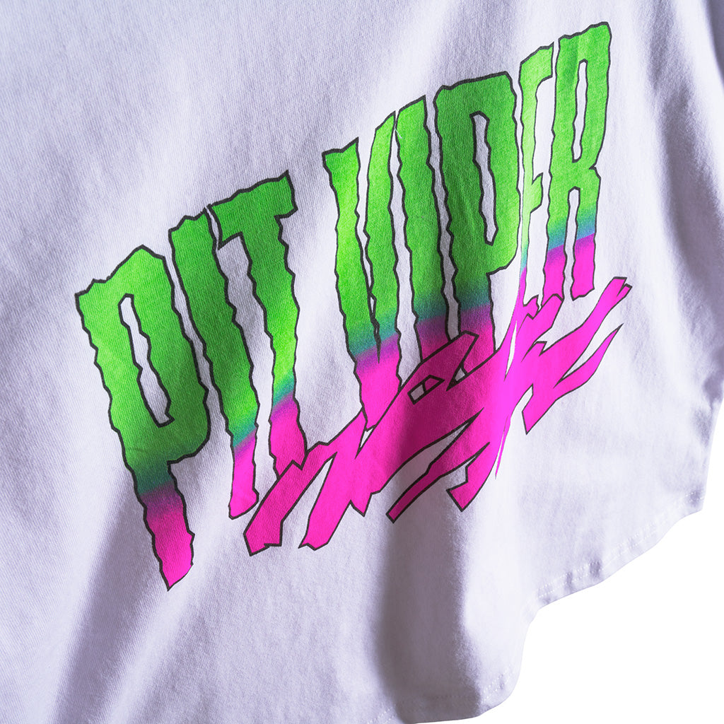 White Artificial Crop Tee image 2